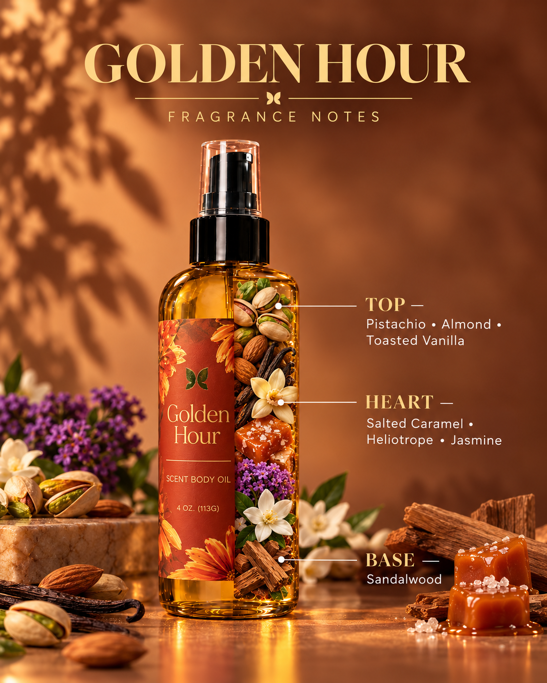 GOLDEN HOUR — Luxury Scented Body Oil