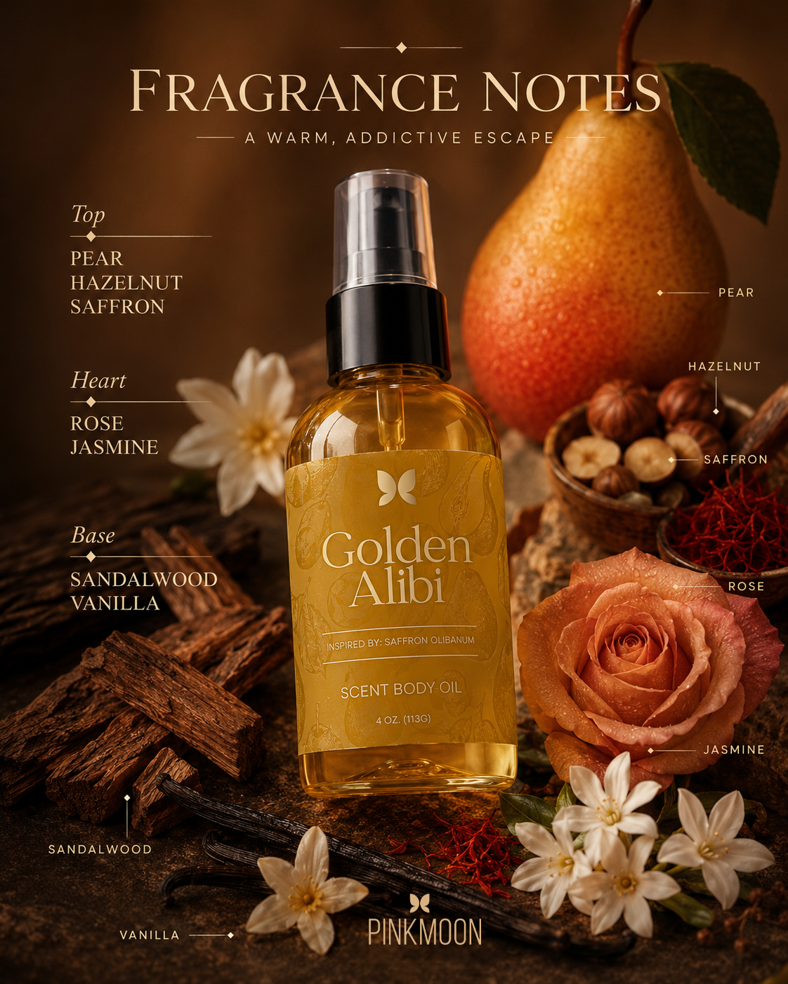 GOLDEN ALIBI — Scented Body Oil