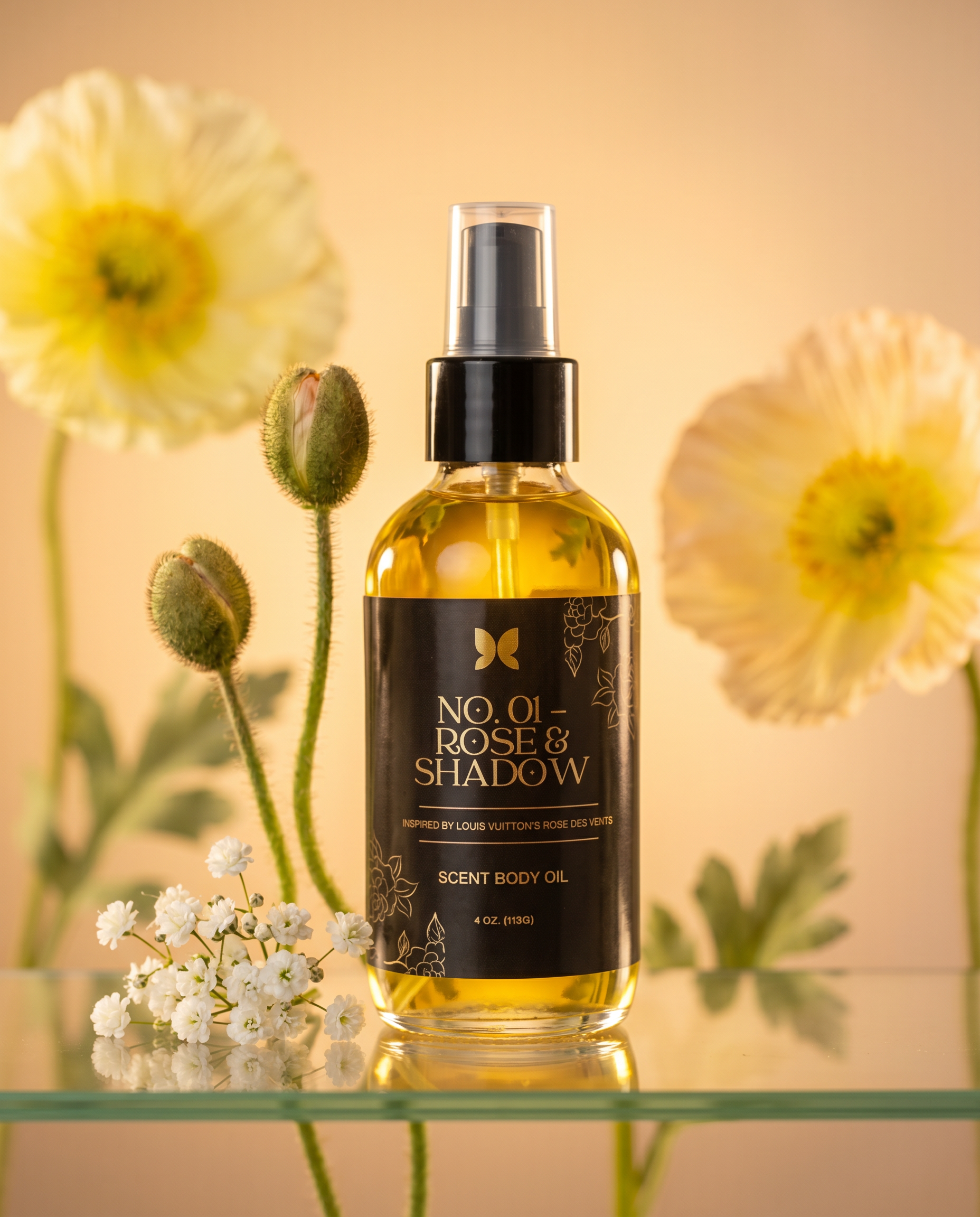 No. 01 – Rose & Shadow Body Oil