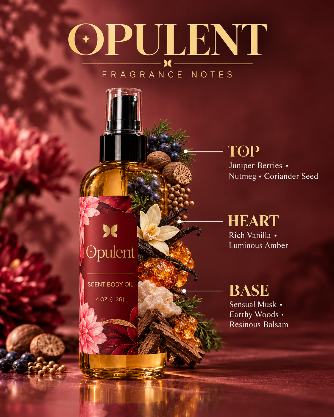 OPULENT — Luxury Scented Body Oil