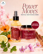 Power Moves Body Oil + Body Scrub Bundle