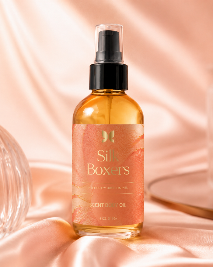 SILK BOXERS — Scented Body Oil